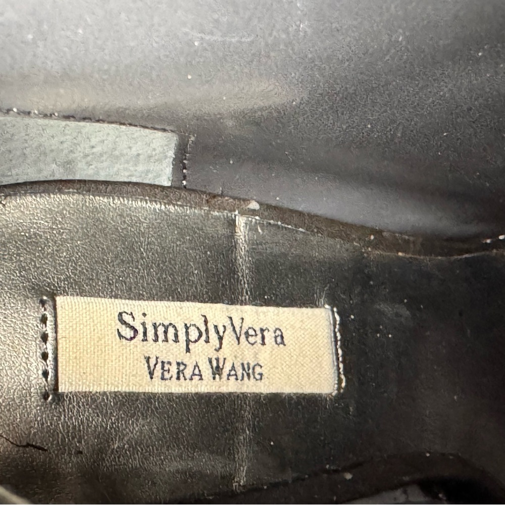 Chic & Elegant Vera Wang Lace-Up Peep-Toe High Heel Ankle Boots – Size 7.5M - Picture 12 of 17